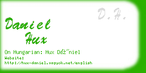 daniel hux business card
